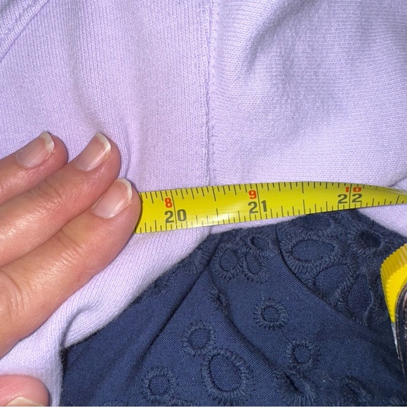 Aerie Crop Sweatshirt Lilac Size L - Picture 5 of 15